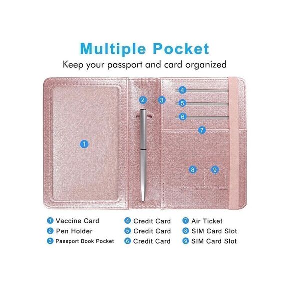 Leather Passport Cover  - Picture 5 of 5